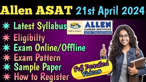 allen asat result 2024-25|Allen ASAT 2024 Registration (Open), Exam Dates  .